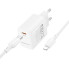 Зарядний пристрій з кабелем Tурe-C/Apple Lightning 1 м BOROFONE ВN28 30 W 2.5 А 12 V білий (RZN-23102065)