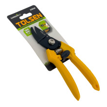 Секатор механічний Tolsen сталь 19 см помаранчевий (RZN-23105661)