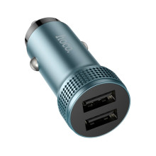 Автомобільний зарядний пристрій 2хUSB HOCO Z49 12 W сірий (RZN-23103015)