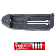 / Ліхтар-ручний акумуляторний BL-1871-T6 з кліпсою чорний new (RZN-23095779)