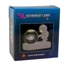 Нічник LED Астронавт з кулею USB 11.5 см білий (RZN-23106598) Нічник LED Астронавт з кулею USB 11.5 см білий (RZN-23106598)
