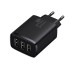 Зарядний блок живлення 3хUSB Baseus Compact Charger 17 W 5 V 3.4 А чорний (RZN-23104630)