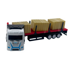 Іграшкова вантажівка 668-9-22 пластик 31 см інерційна білий з чорним (RZN-23104248)