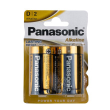 Батарейка циліндрична (бочонок) D Panasonic Alkaline LR20 лужна (RZN-23106482)