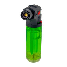 Запальничка пальник газова турбо H0196 п'єзовий підпал пластик мікс (RZN-23105512)