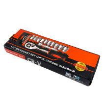 Набір торцевих головок з тріскачкою 12 шт 1/4 Drive Socket Set (RZN-23095501)