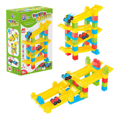Іграшковий набір Автомобільний трек Technok Toys 9581 40 деталей різнобарвний (RZN-23106777)