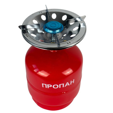 Газовий балон туристичний з пальником 8 л Vilgrand GC8L Пропан (RZN-23105619)