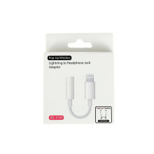 Перехiдник Apple Lightning M/3.5 мм AUX F 4 см J-002 білий (RZN-23102258) Перехiдник Apple Lightning M/3.5 мм AUX F 4 см J-002 білий (RZN-23102258)