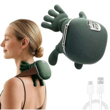 Компактний бездротовий масажер N7 з підігрівом та 10 режимами new (RZN-23105422)