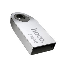 Флеш пам'ять USB 128 GB Hoco UD9 Insightful Smart USB 2.0 сріблястий (RZN-23104815)