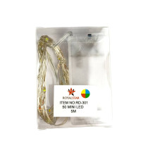 Світлодіодна гірлянда-нитка мідний дріт 50 LED Royal Star RD-301 на батарейках 5 м мульти (RZN-23095880) Світлодіодна гірлянда-нитка мідний дріт 50 LED Royal Star RD-301 на батарейках 5 м мульти (RZN-23095880)
