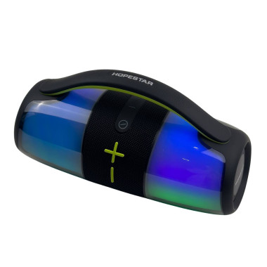 Колонка портативна HOPESTAR P54 Bluetooth LED FM чорний (RZN-23103256)