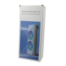 Вентилятор настільний Double-ended Spray Fan з підсвіткою та зволожувачем 37 х 16 см білий (RZN-23099054)