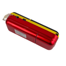 Радіоприймач В851 MP3 з акумулятором червоний (RZN-23093384)