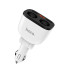 Автомобільний зарядний пристрій 2xUSB HOCO Z28 Power з дисплеєм та прикурювачами 100 W білий (RZN-23106415)
