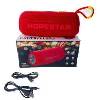 Колонка портативна Hopestar P26 Bluetooth FM червоний (RZN-23097298)