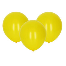 Повітряна куля 20 см Balloons 100 шт жовтий (RZN-23092671)