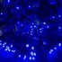 Світлодіодна гірлянда-нитка вулична чорний дріт 100 LED Euro Led ліхтарики біле мерехтіння 10 м синій (RZN-23092362)