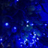 Світлодіодна гірлянда-нитка вулична чорний дріт 100 LED Euro Led ліхтарики біле мерехтіння 10 м синій (RZN-23092362)