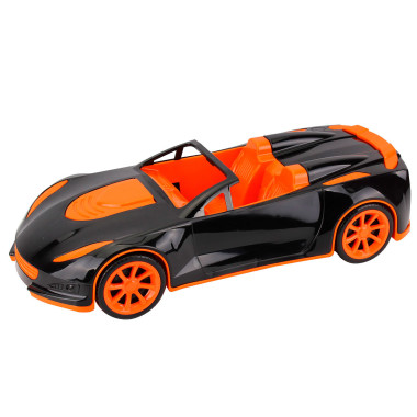 Іграшковий автомобіль Technok Toys 6115 пластик 39 см чорний з помаранчевим (RZN-23097661)