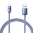 Кабель USB/Apple Lightning 1.2 м Baseus Crystal Shine 2.4 А фіолетовий (RZN-23099521)