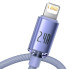 Кабель USB/Apple Lightning 1.2 м Baseus Crystal Shine 2.4 А фіолетовий (RZN-23099521)