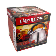 Чайник для плити Empire EM-7711 нержавіюча сталь 3 л сріблястий (RZN-23098831)