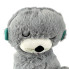 Інтерактивна іграшка-нічник Дихаюча Видра A788 зі звуковими та світловими ефектами 25 см сірий (RZN-23100507)