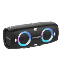 Колонка портативна Hopestar А6 Party Bluetooth FM LED чорний (RZN-23092781)