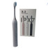 Електрична зубна щітка Sonic Toothbrush X-3 4 насадки білий (RZN-23096630)