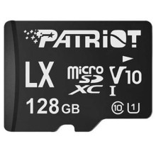 Карта пам'яті 128 GВ Patriot LX Series МicroSDXC UHS-I Сlass 10 з адаптером чорний (RZN-23098559)