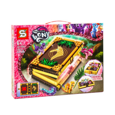 Конструктор Sembo Block Книга-ігрове поле My Little Pony SY1497 546 деталей (RZN-23096639)