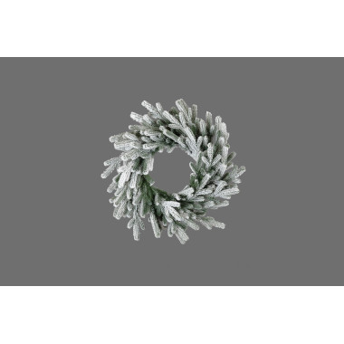 Венок новогодний Arts Pine Лесной Венский Заснеженный 45 см полипропилен Белый (SG-203)