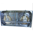 Газовая плита на 2 турбо конфорки Rainberg Pro G-02 размер 535 х 315 х 70 мм Нержавеющая сталь