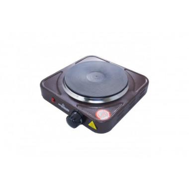 Плита Crownberg CB-3743 1000W настольная электрическая однокомфорочная дисковая коричневая