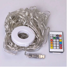 Розумна гірлянда Smart 200 LED довжина 2 м з керуванням зі смартфона прозора, мультиколор 1733042W (LG-1733042W)