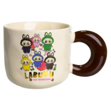 Чашка фарфоровая Labubu The Monsters 400 (мл) подарочная кружка прикольная чашка для детей на подарок FM-21B (LG-FM-21B)