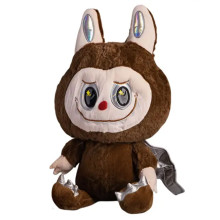 Мягкая игрушка-плед, подушка 3 в 1 Labubu Brown Dragon плед в игрушке детский плед игрушка Лабубу Коричневый 520-29BR (LG-520-29BR)