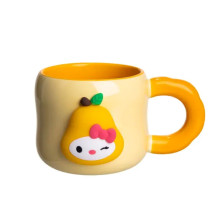 Чашка фарфоровая с магнитом Sanrio 400 (мл) подарочная кружка прикольная чашка для детей на подарок Бежевый FM-37A (LG-FM-37A)