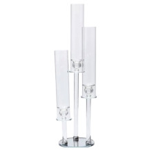 Підсвічник скляний на високій ніжці 72.5 см підсвічник келих Ø16 см декоративний прозорий прозорий HP-4-63 (LG-HP-4-63) Підсвічник скляний на високій ніжці 72.5 см підсвічник келих Ø16 см декоративний прозорий прозорий HP-4-63 (LG-HP-4-63)