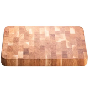 Дошка для нарізання обробна 30×20 см Доміно з ясена Lugi C50W200300Y (LG-C50W200300Y)