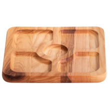 Менажниця на 5 секцій дерев'яна 25×25 см квадратна Lugi T43W250 (LG-T43W250) Менажниця на 5 секцій дерев'яна 25×25 см квадратна Lugi T43W250 (LG-T43W250)