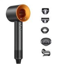 Фен стайлер для волосся 5 в 1 Supersonic Premium 1600 Вт 5 насадок 3 режими швидкості Золотий PH770GGOLD (LG-PH770GGOLD)