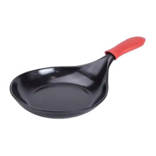 Чавунна сковорода з силіконовою ручкою Ø21 см для електричної та газової плити 0,5 л HP-1-12 (LG-HP-1-12)