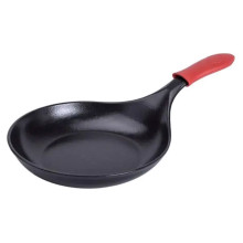 Чавунна сковорода з силіконовою ручкою Ø24,5 см для електричної та газової плити 1 л HP-1-13 (LG-HP-1-13)