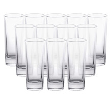 Набір стопок 12 шт по 80 мл скляні прозорі HP-19-136 (LG-HP-19-136)