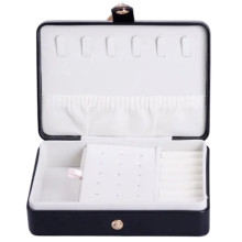 Скринька для прикрас з еко шкіри 16×11×4.7 см органайзер для ювелірних виробів HP-5-30B (LG-HP-5-30B)