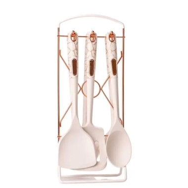 Набір кухонного приладдя на підставці 6 штук кухонні аксесуари YRUR3 (LG-2058339380)