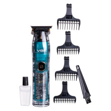 Тример для стрижки акумуляторний з 4 насадками Зелений VGR V-961 (LG-HP-V-961)